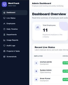 Smart Book Orange CRM Dashboard Preview